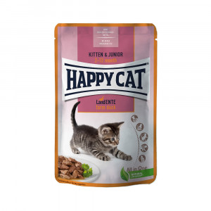 HC Kapsička MEAT IN SAUCE Kitten & Junior Land-Ente / Kačica 85 g