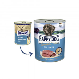 Happy Dog NEW Wild Pur Sweden - Zverina 800 g