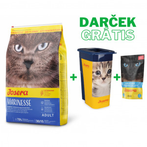 Josera Marinesse 10kg + KAPSIČKA Josera Filet Huhn mit Lachs 1ks GRÁTIS + DÓZA Josera na krmivo pre mačky 1ks GRÁTIS 