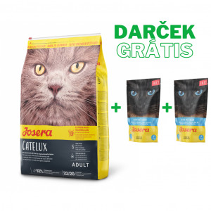 Josera Catelux 2kg + KAPSIČKA Josera Filet Huhn mit Lachs 2ks GRÁTIS 