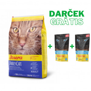 Josera DailyCat 2kg + KAPSIČKA Josera Filet Huhn mit Lachs 2ks GRÁTIS