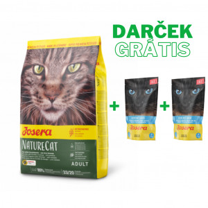 Josera NatureCat 2kg + KAPSIČKA Josera Filet Huhn mit Lachs 2ks GRÁTIS