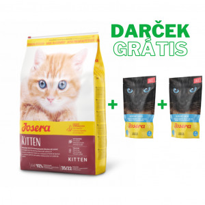Josera Kitten 2kg + KAPSIČKA Josera Filet Huhn mit Lachs 2ks GRÁTIS